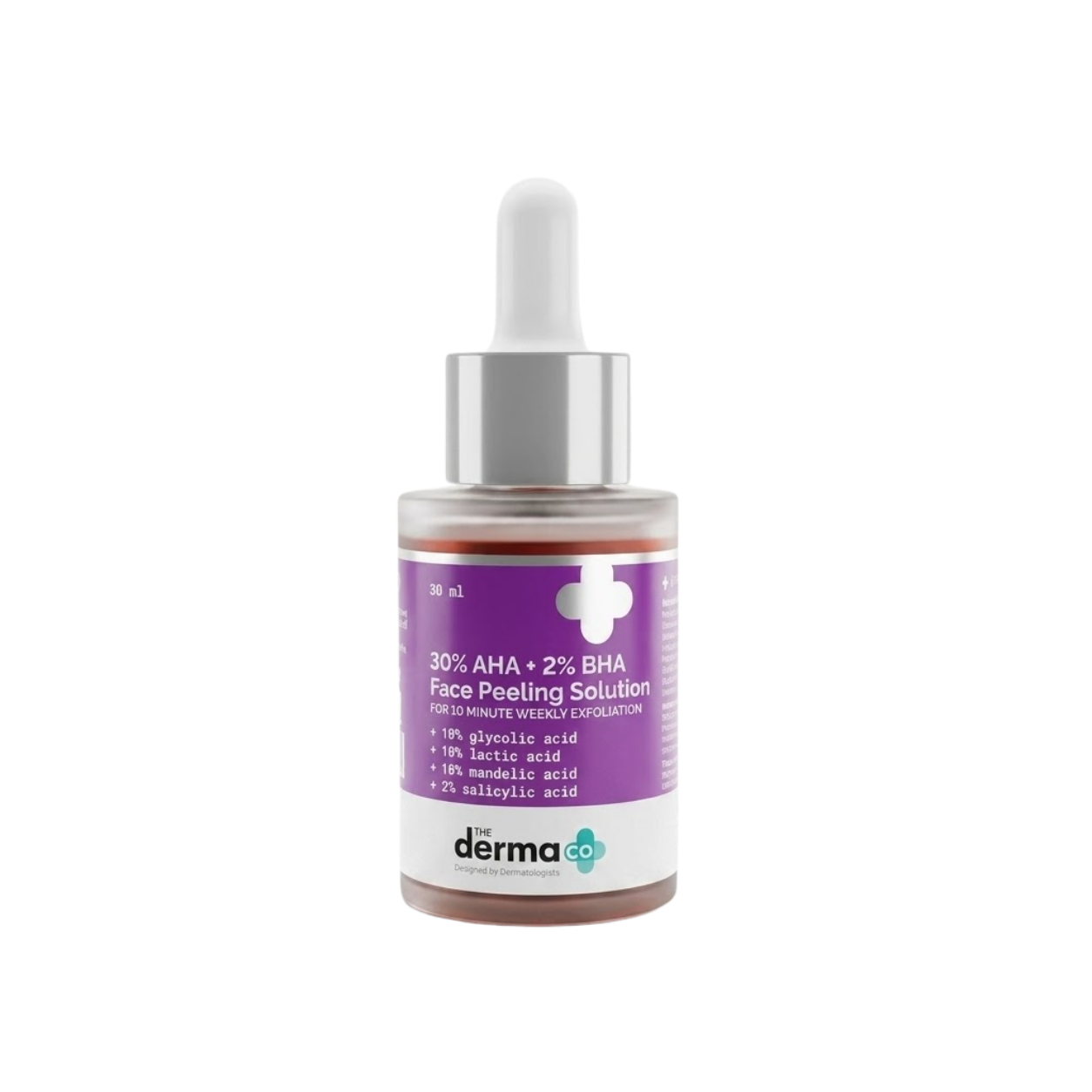 The Derma Co 30% AHA + 2% BHA Face Peeling Solution