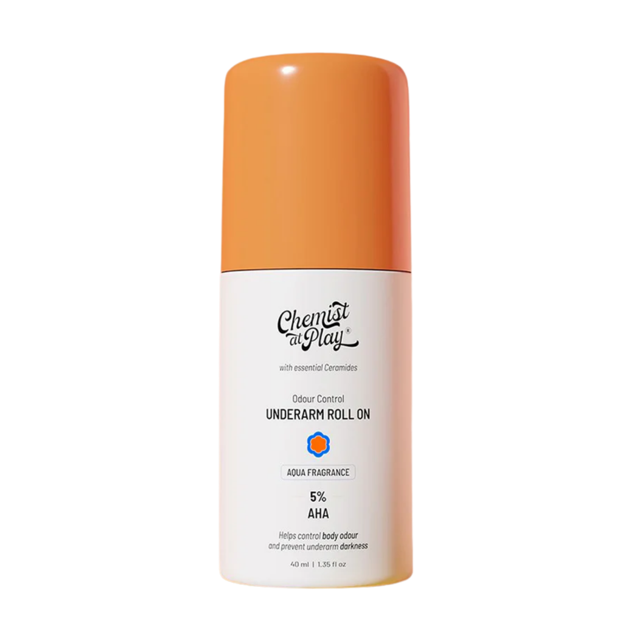 Chemist At Play Underarm Roll-On Royal Oudh Fragrance (5% AHAs + Vitamin C)