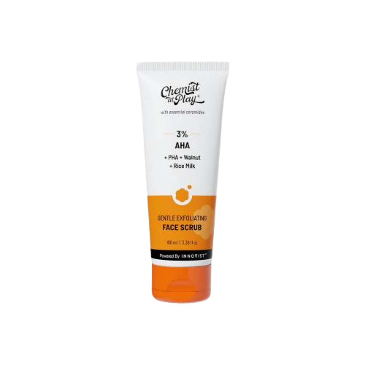 Chemist At Play Face Scrub 3% AHA + PHA + Walnut + Rice Milk