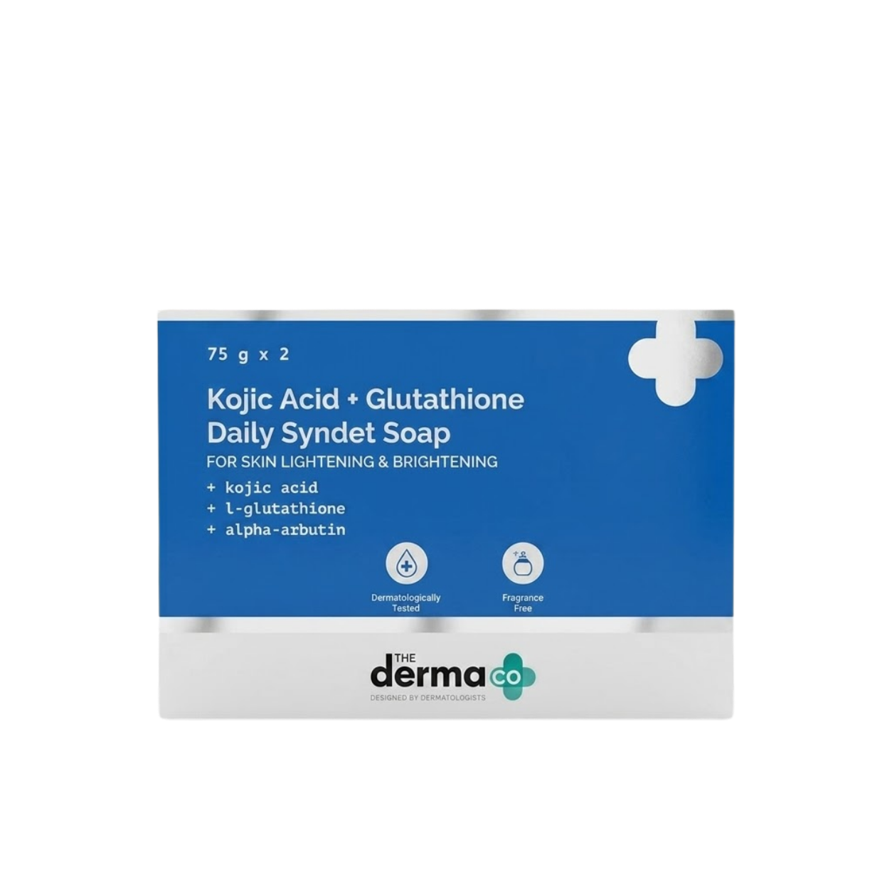The Derma Co Kojic Acid + Glutathione Daily Syndet Soap