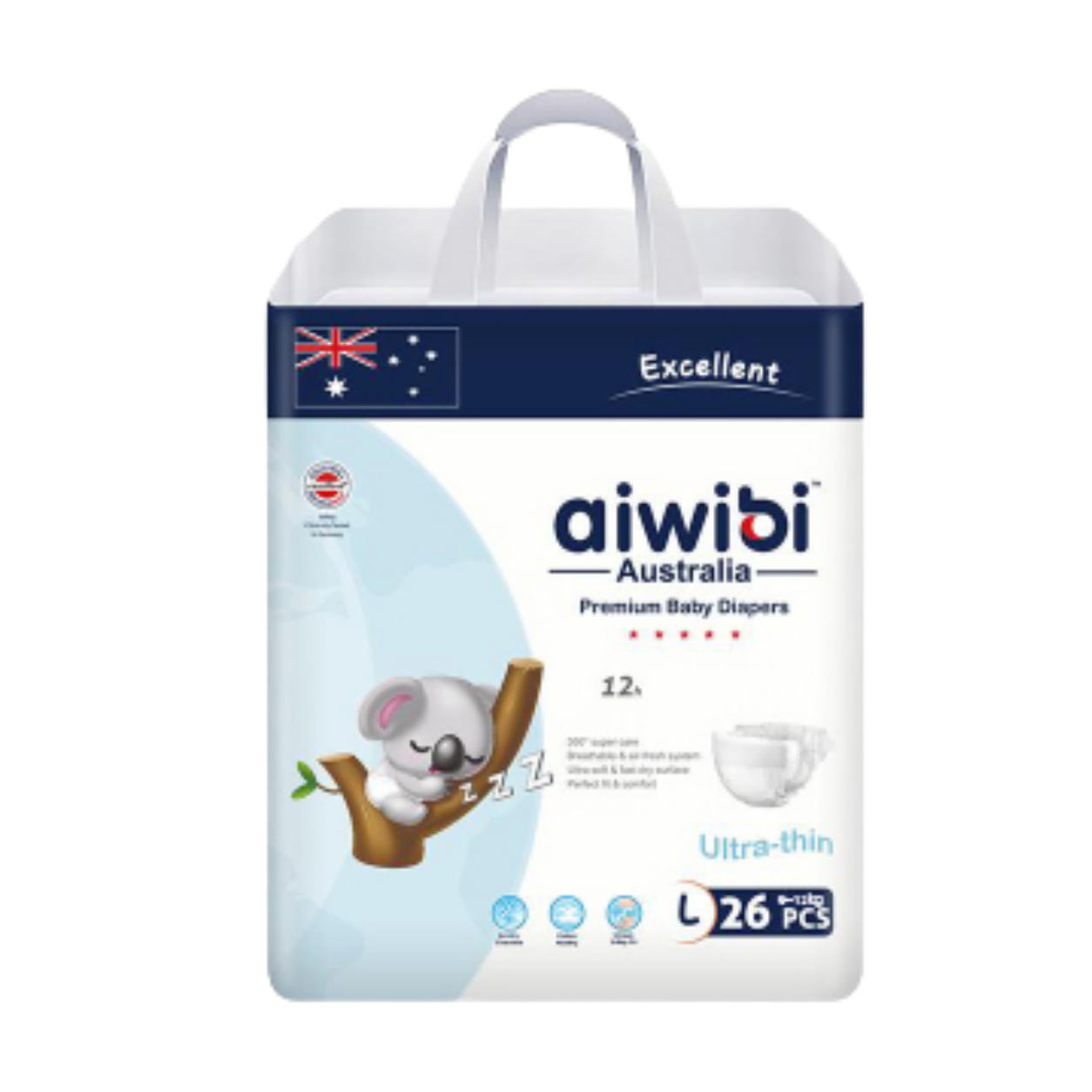 Aiwibi Baby Tape Diaper L-26