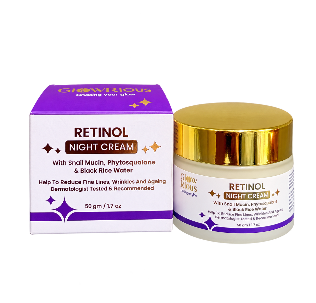 GlowRious Night Cream with Snail Mucin