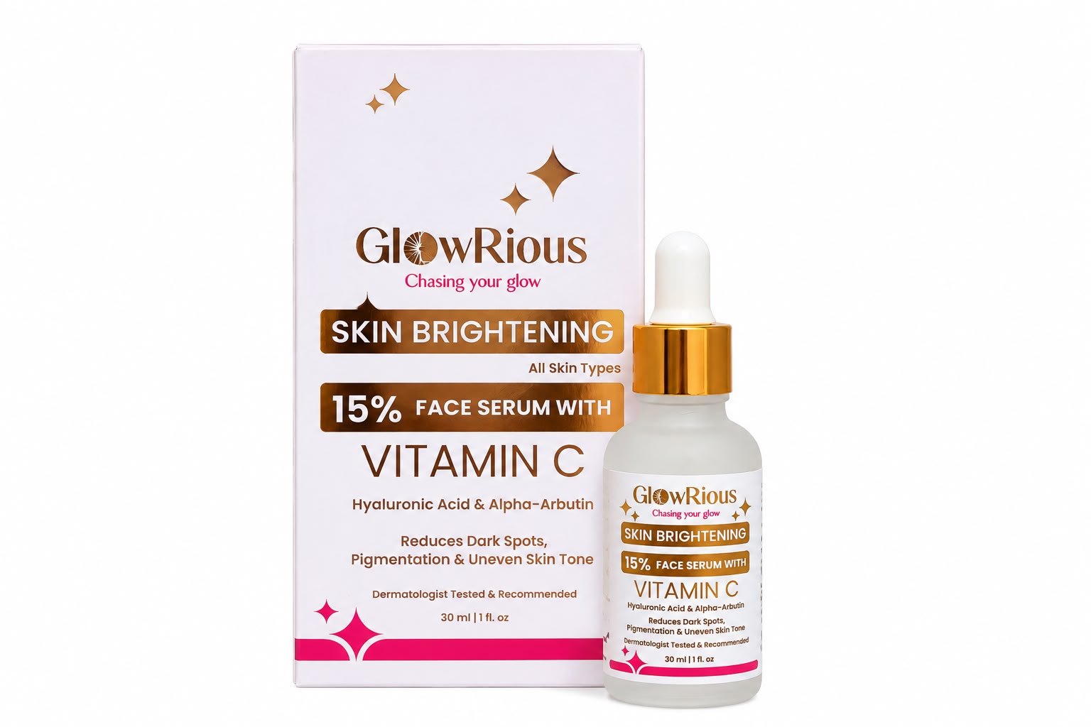 GlowRious Vitamin C Face Serum – 15%
