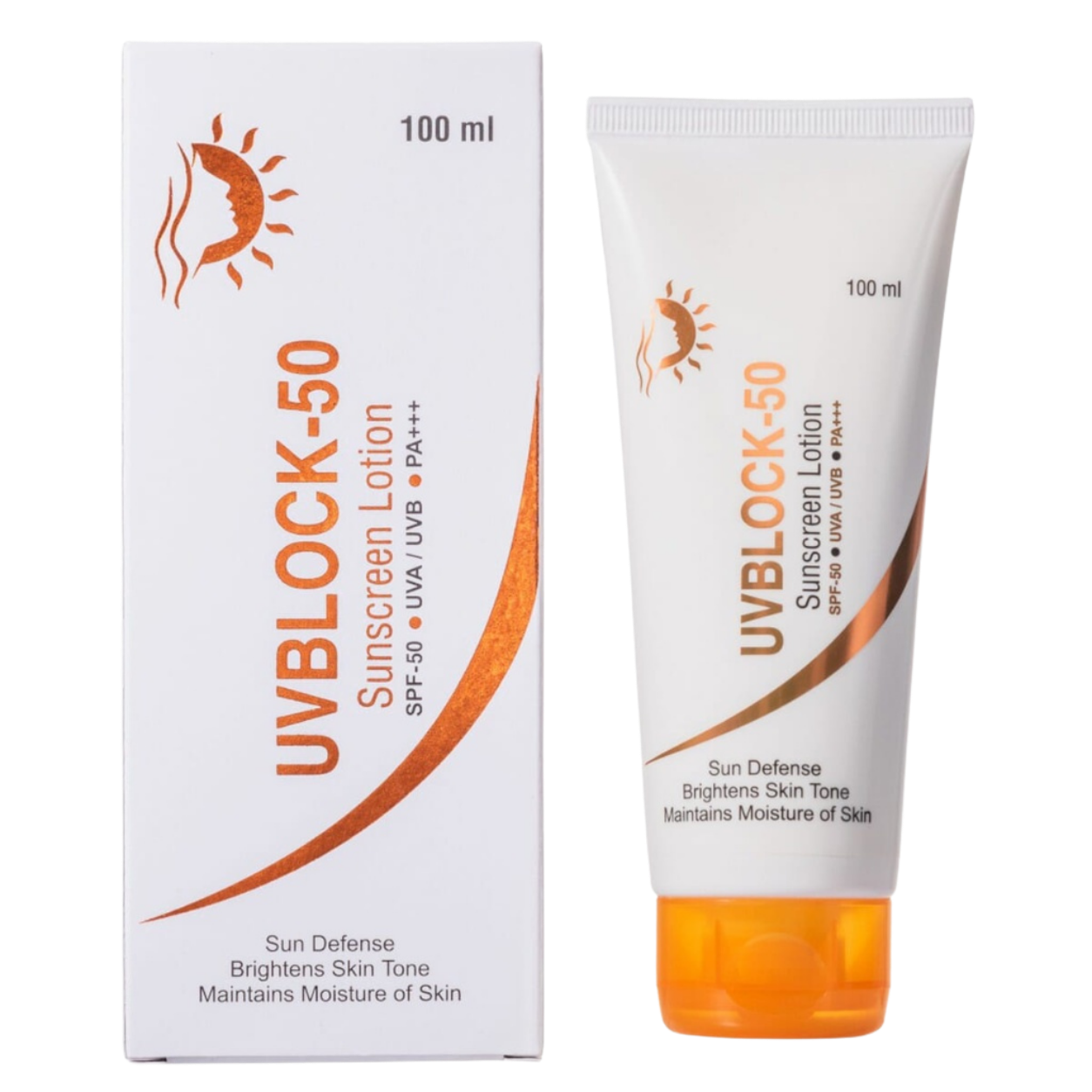 UV block SPF 50 Sunscreen Lotion